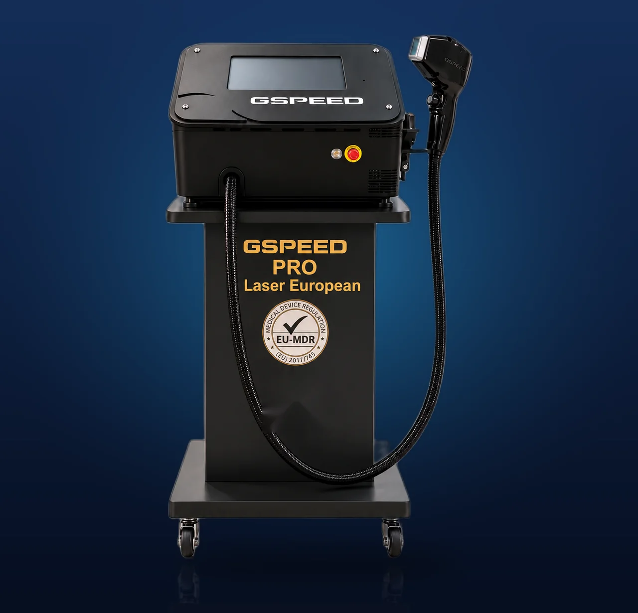 Aparat laser diodă GSpeed Pro 3600W pe stand, imagine de prezentare